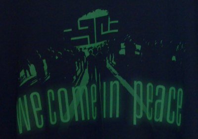 We come in peace, slogan of 27C3