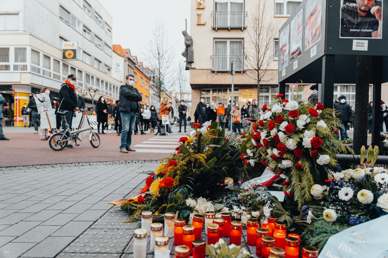 Memorial to victims of Hanau attack. Source: https://www.hanau-steht-zusammen.de