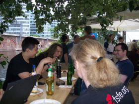 Barbecue at c-base after LinuxTag 2012