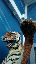 Wild animal made of Lego in Odysseum